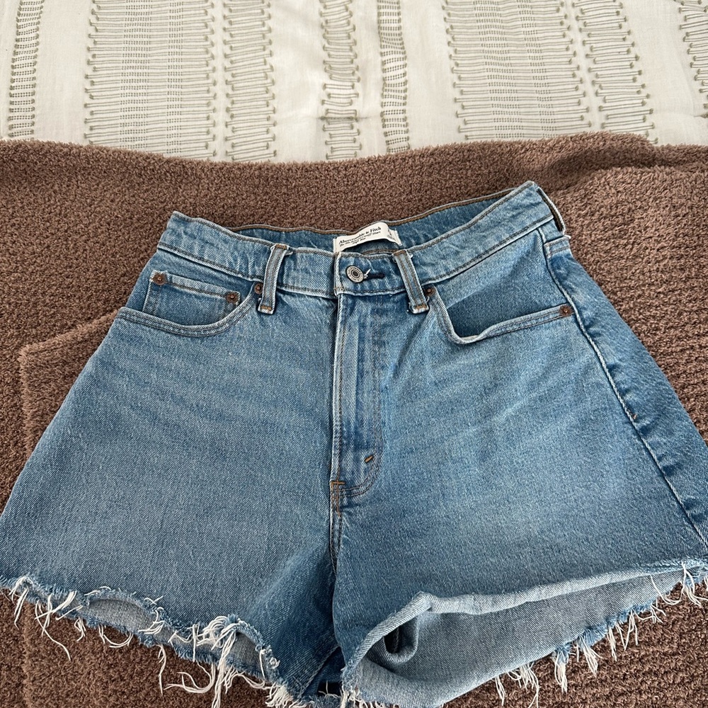 Denim High-Waisted Women's Shorts